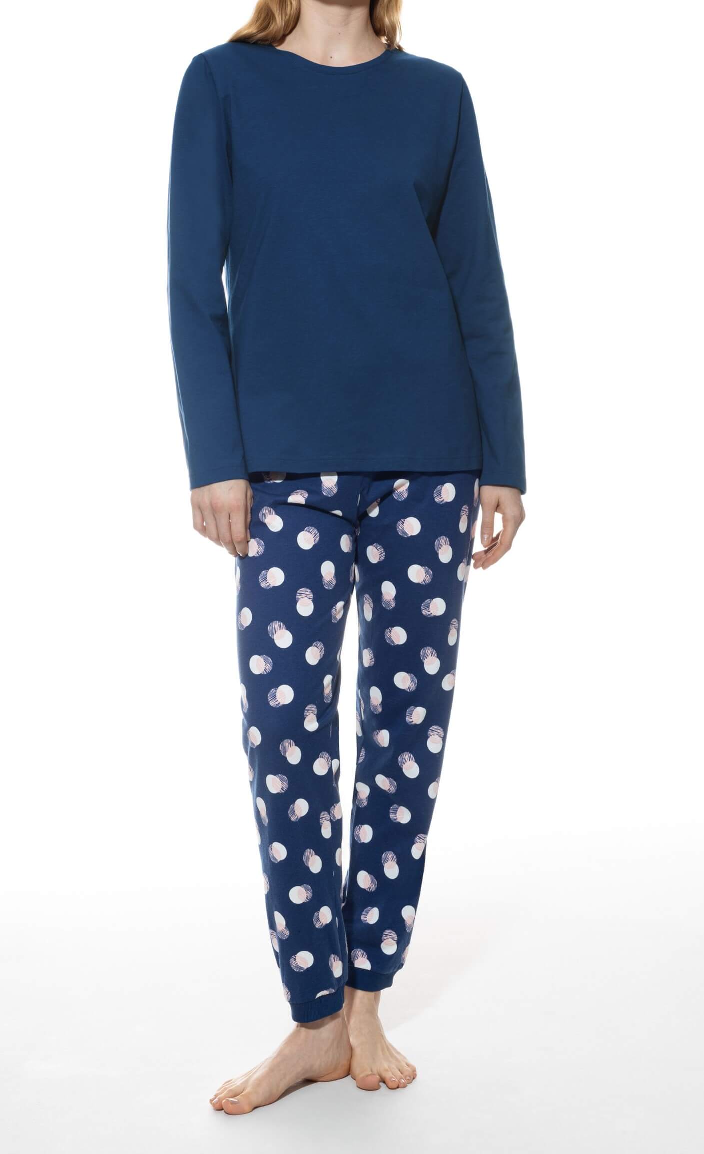 Mey Serie Scribbled Dots Damen Anzug 7/8 langarm