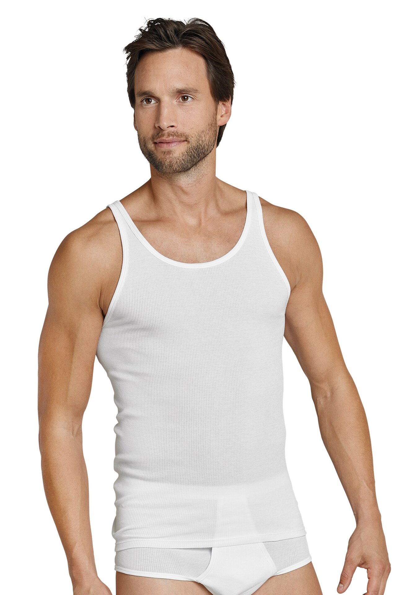vorder5ab6424cd358c Schiesser Original Classics Doppelripp Herren Shirt