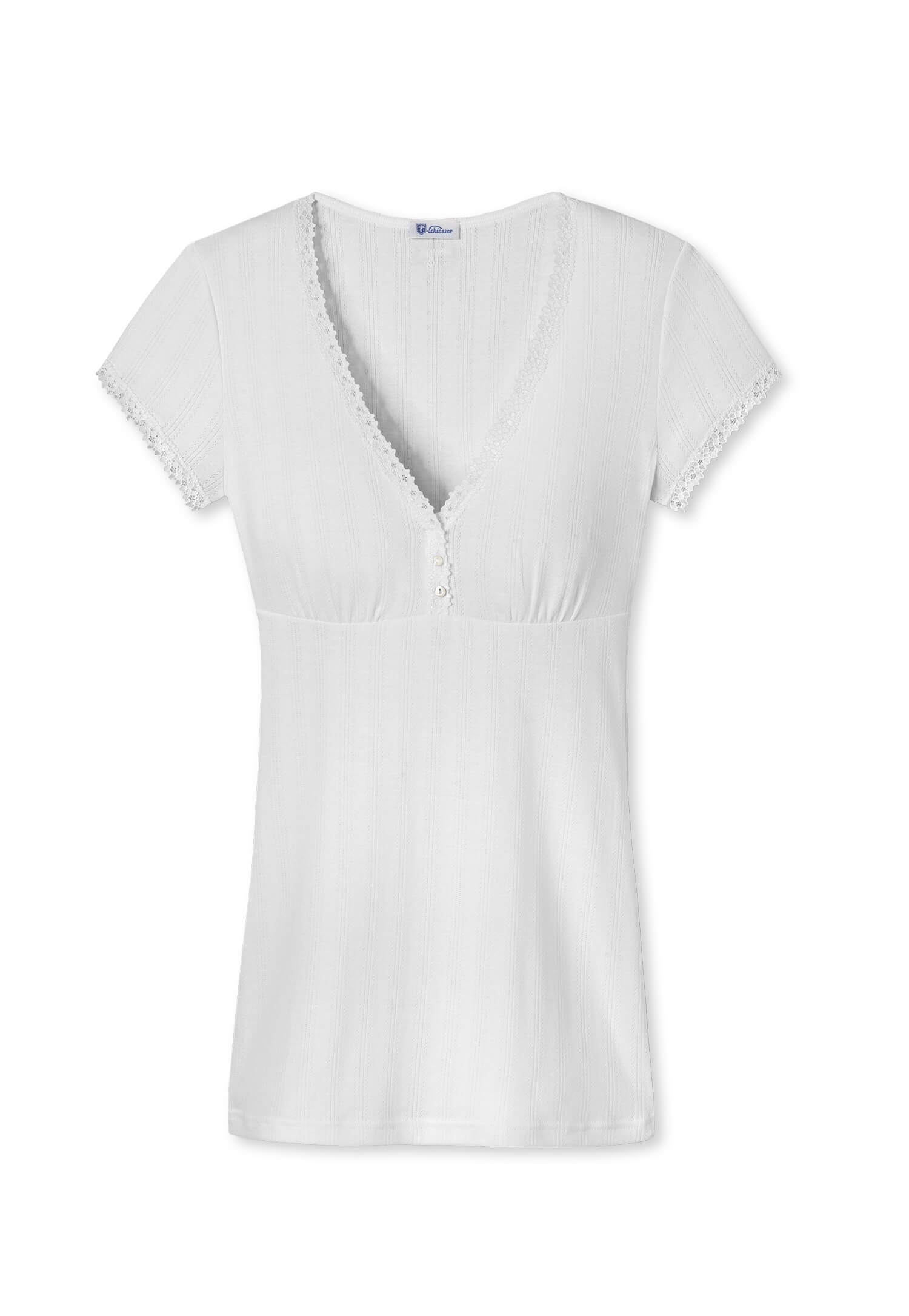 Schiesser Revival Agathe Damen Shirt kurzarm