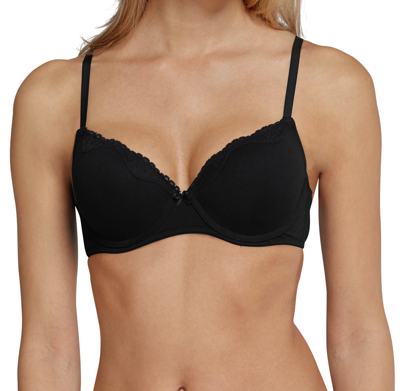 Schiesser Pure Cotton Damen Bügel-BH mit Schale