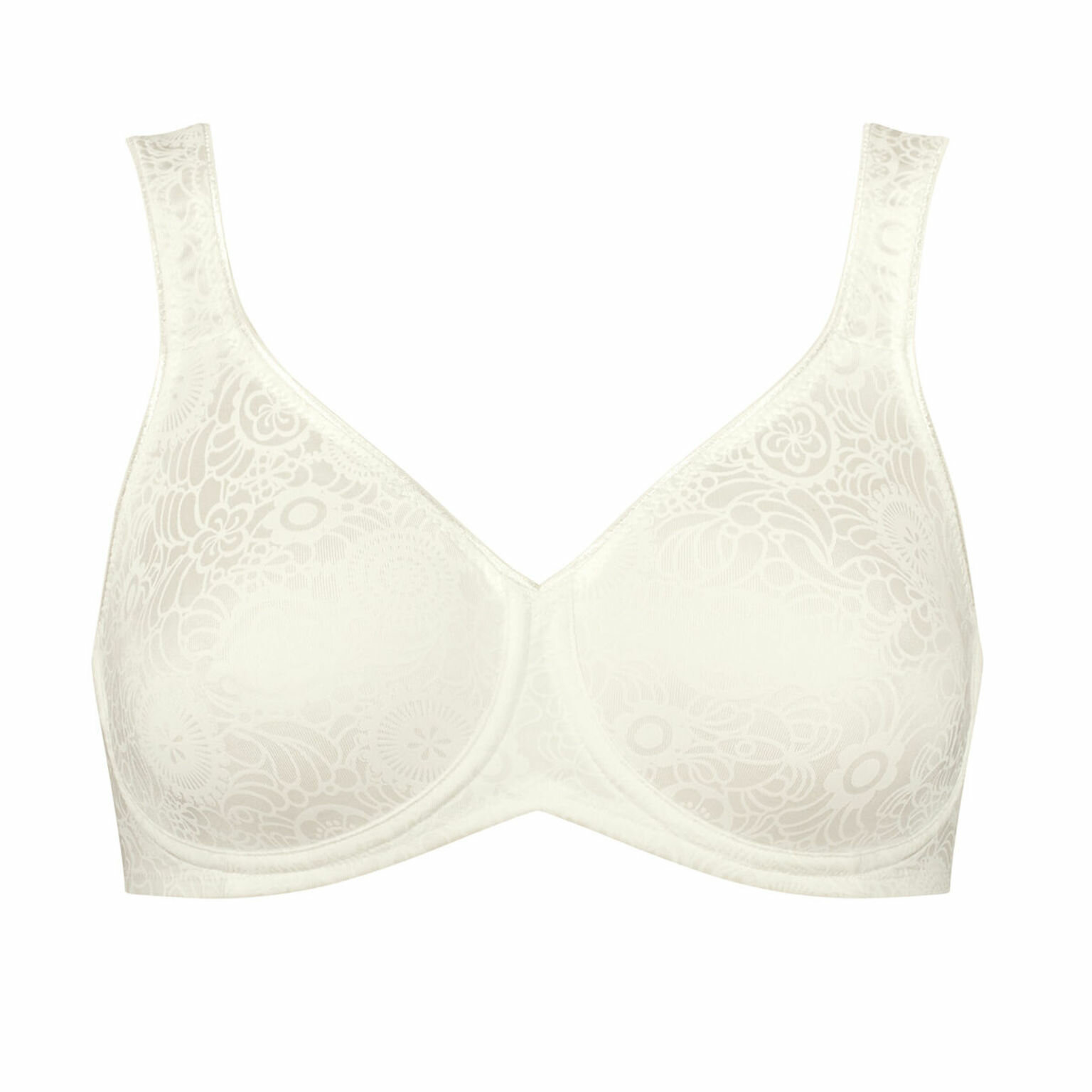 Triumph 10167673 M019 My Flower Minimizer W01 Damen Bügel-BH mit nahtlosen Cups, Groesse 85 D, pink/blau/Gemustert