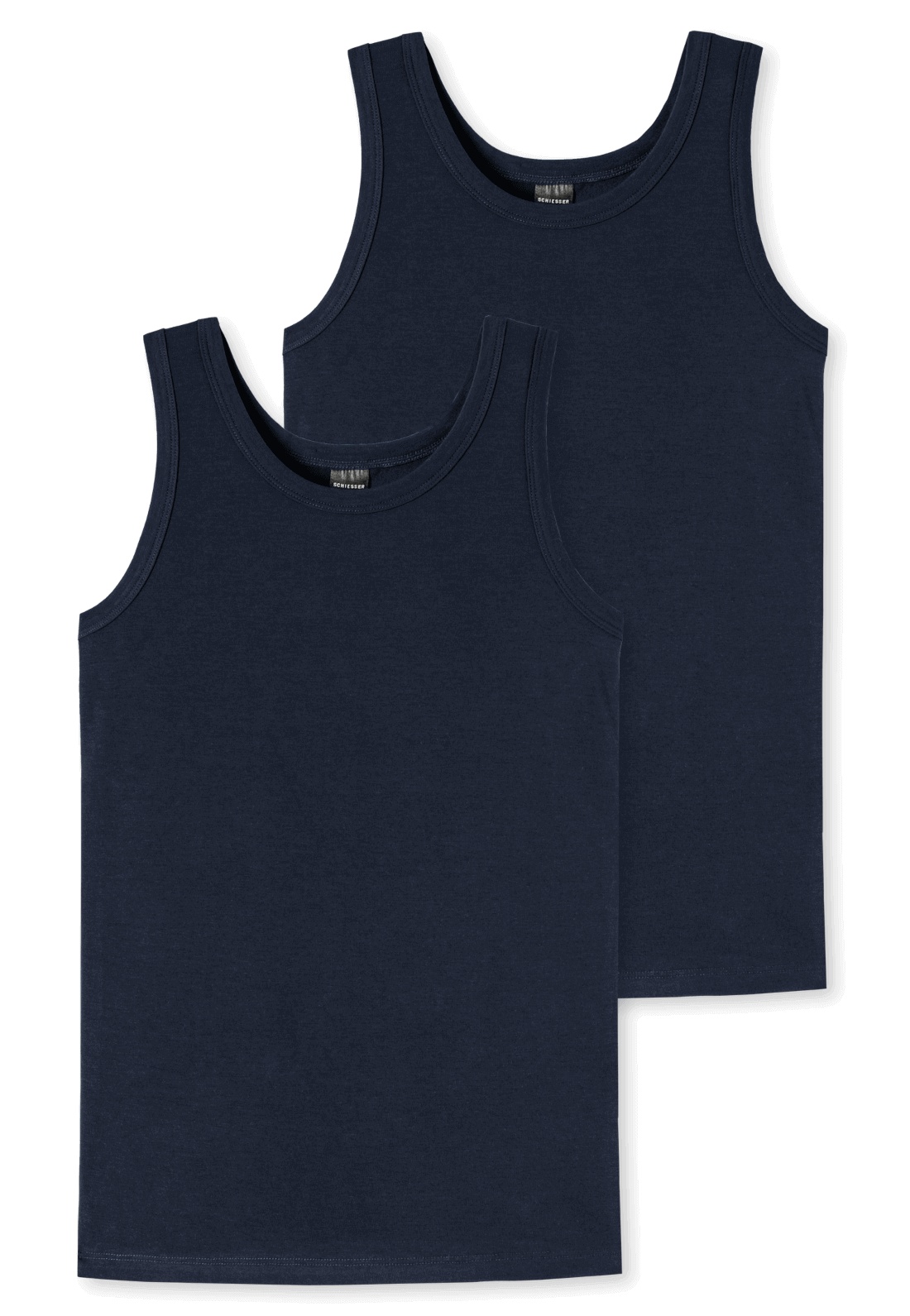 2er-Pack Schiesser 95/5 Organic Jungen Tank Top