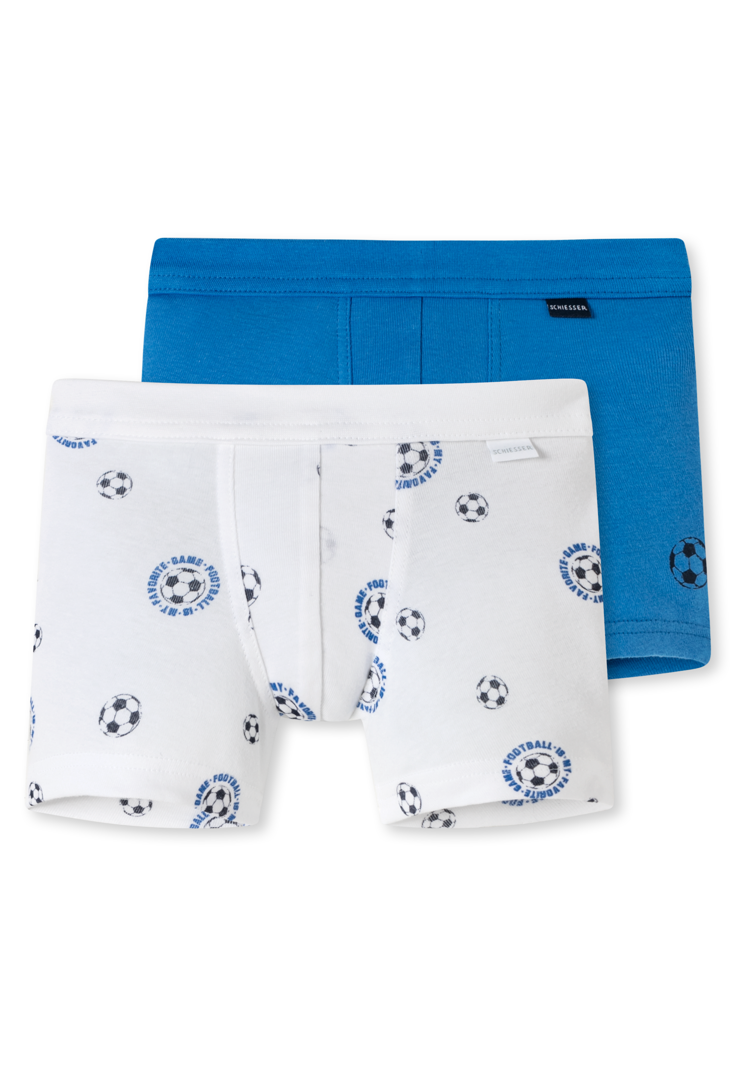 2er- Pack Schiesser Original Classics Feinripp Jungen Shorts