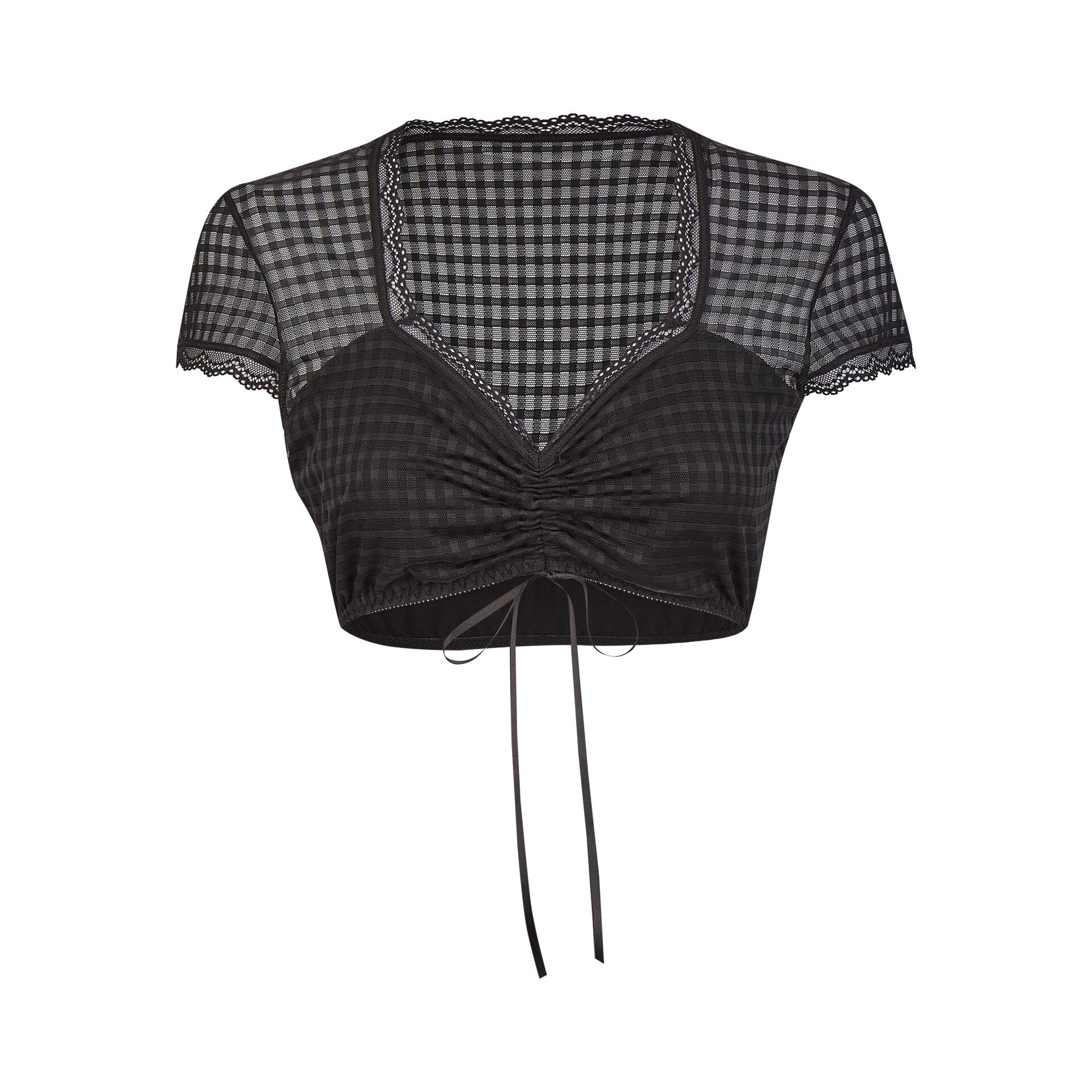 Nina von C. Damen Dirndlbluse kurzarm