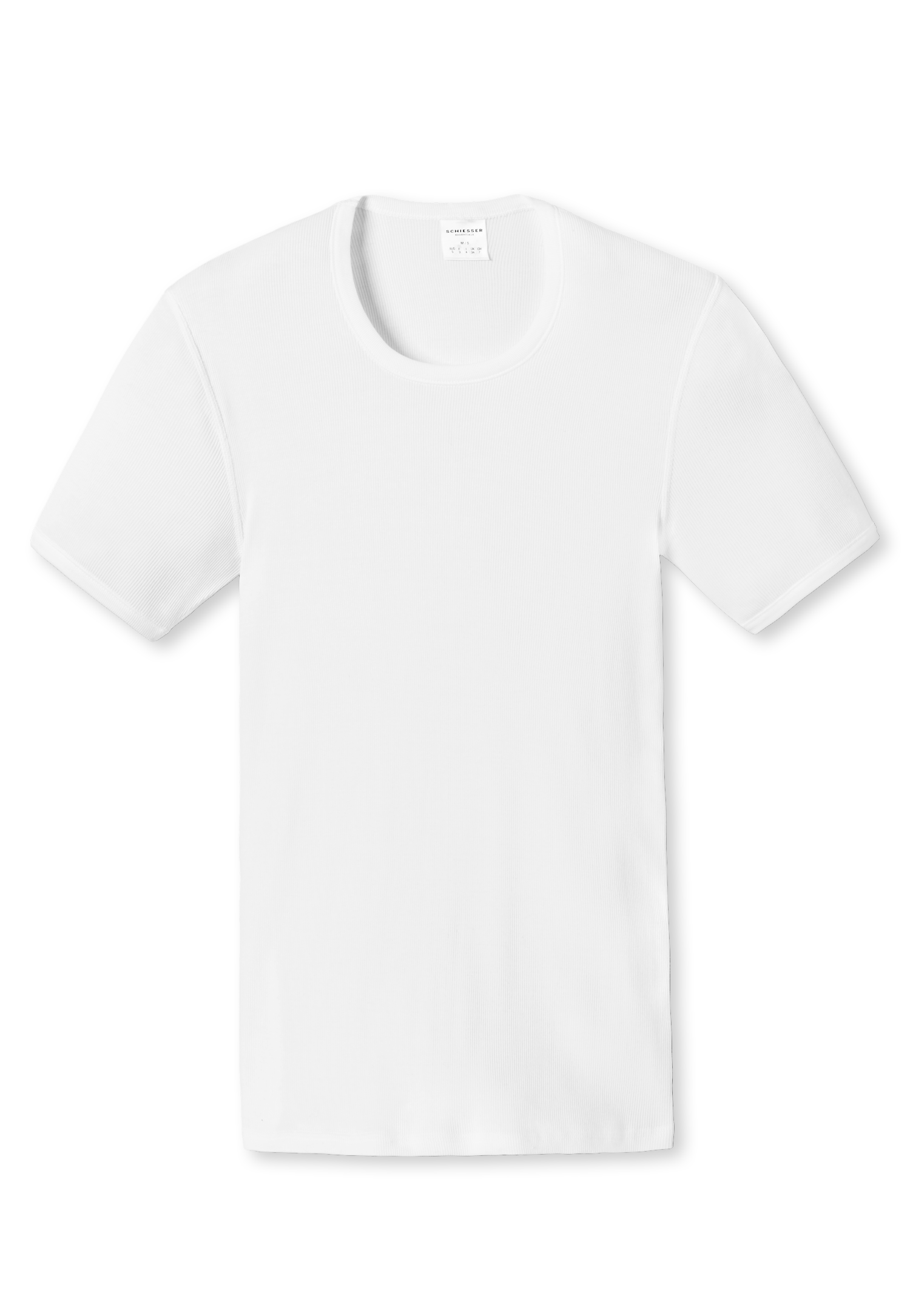 Schiesser Essentials Doppelripp Herren T-Shirt