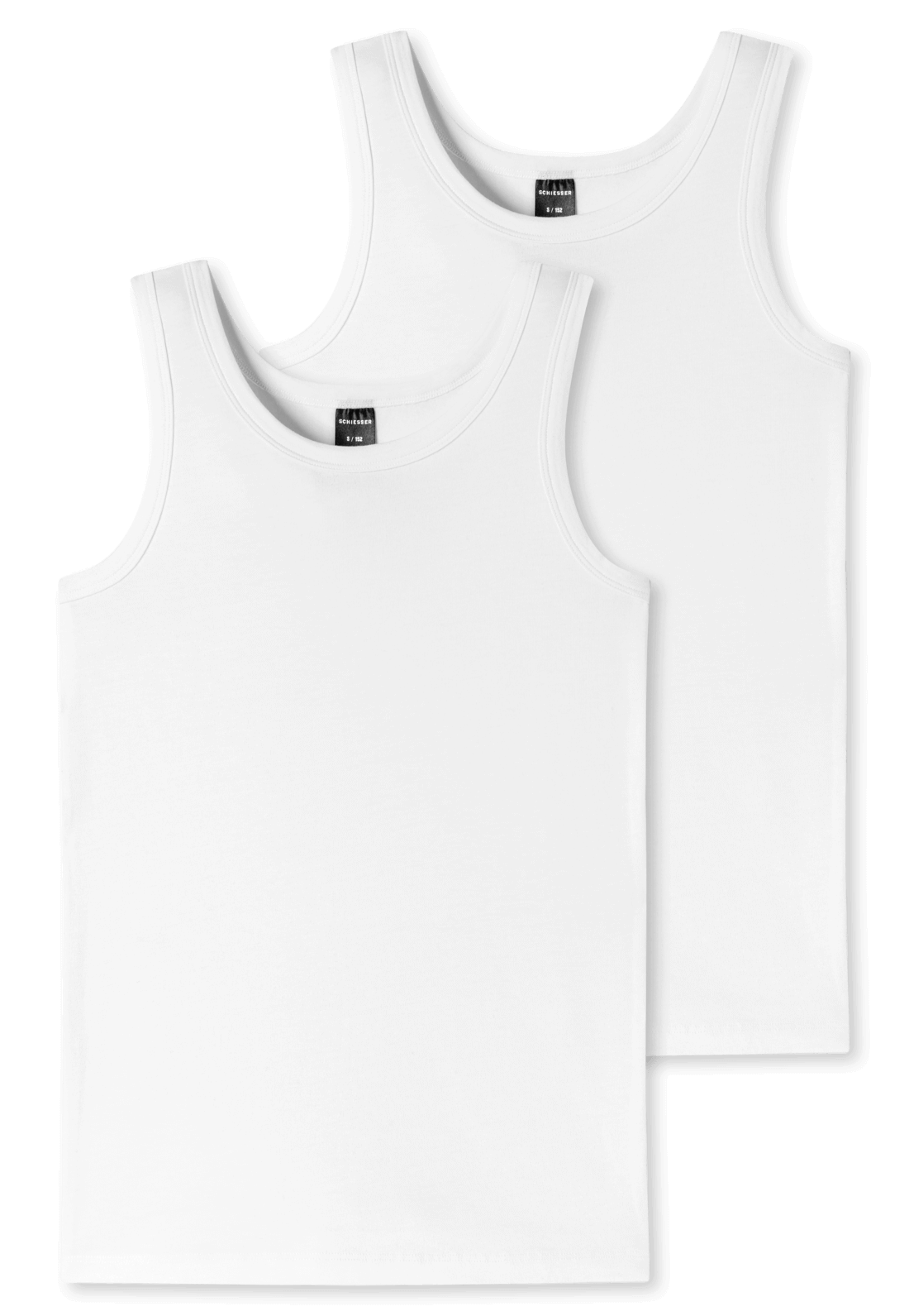 2er-Pack Schiesser 95/5 Organic Jungen Tank Top