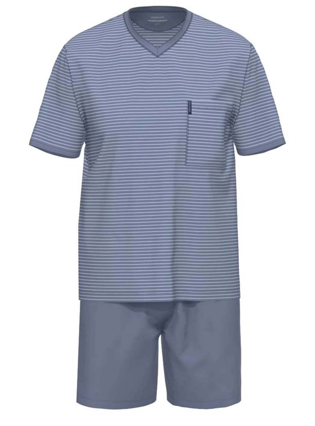 Ammann Herren Single-Jersey Pyjama kurz