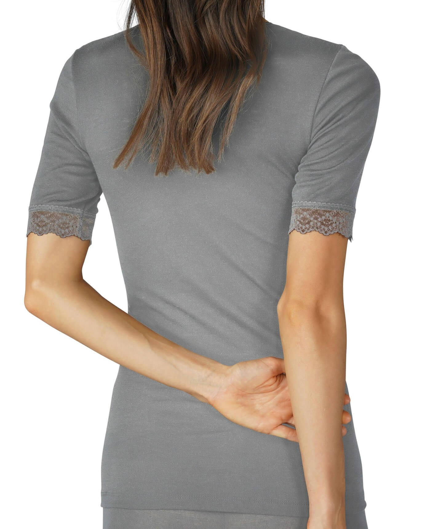 Mey Silk Touch Wool Damen Top 1/2 Ärmel
