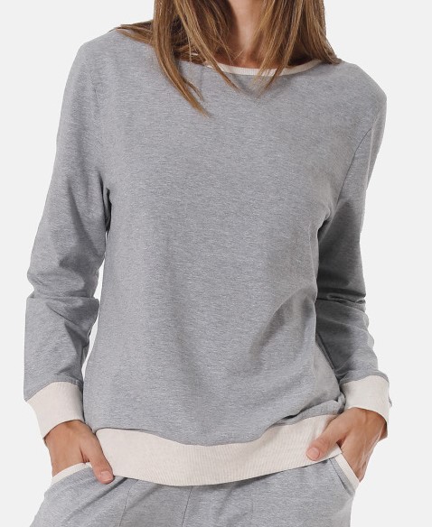 Sassa Casual Comfort Melange Damen Shirt