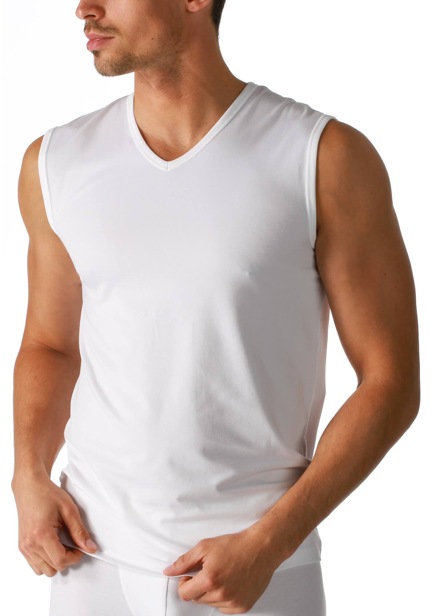 2er-Pack Mey Serie Dry Cotton Herren Muskel-Shirt
