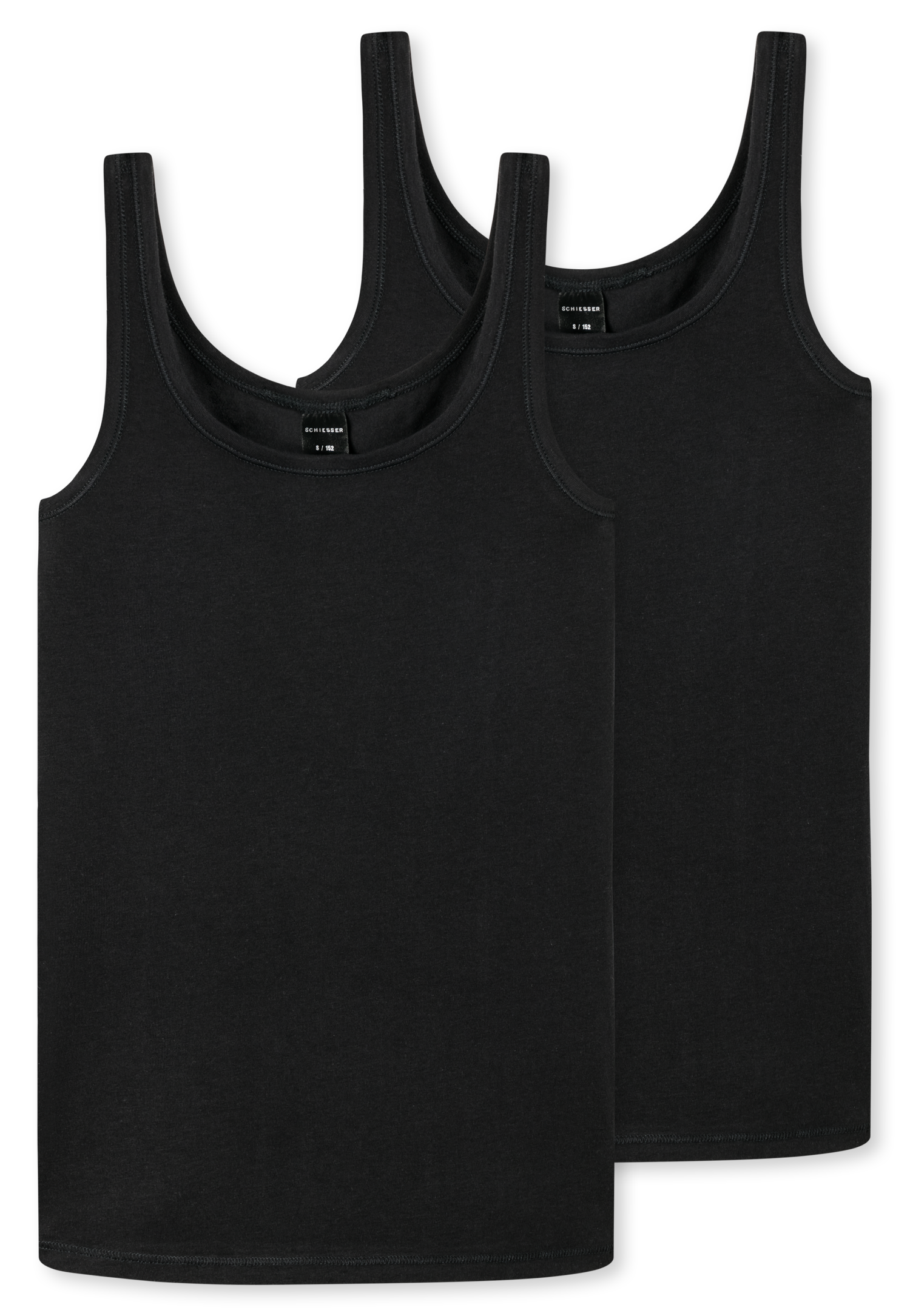 2er Pack Schiesser 95/5 Organic Mädchen Top