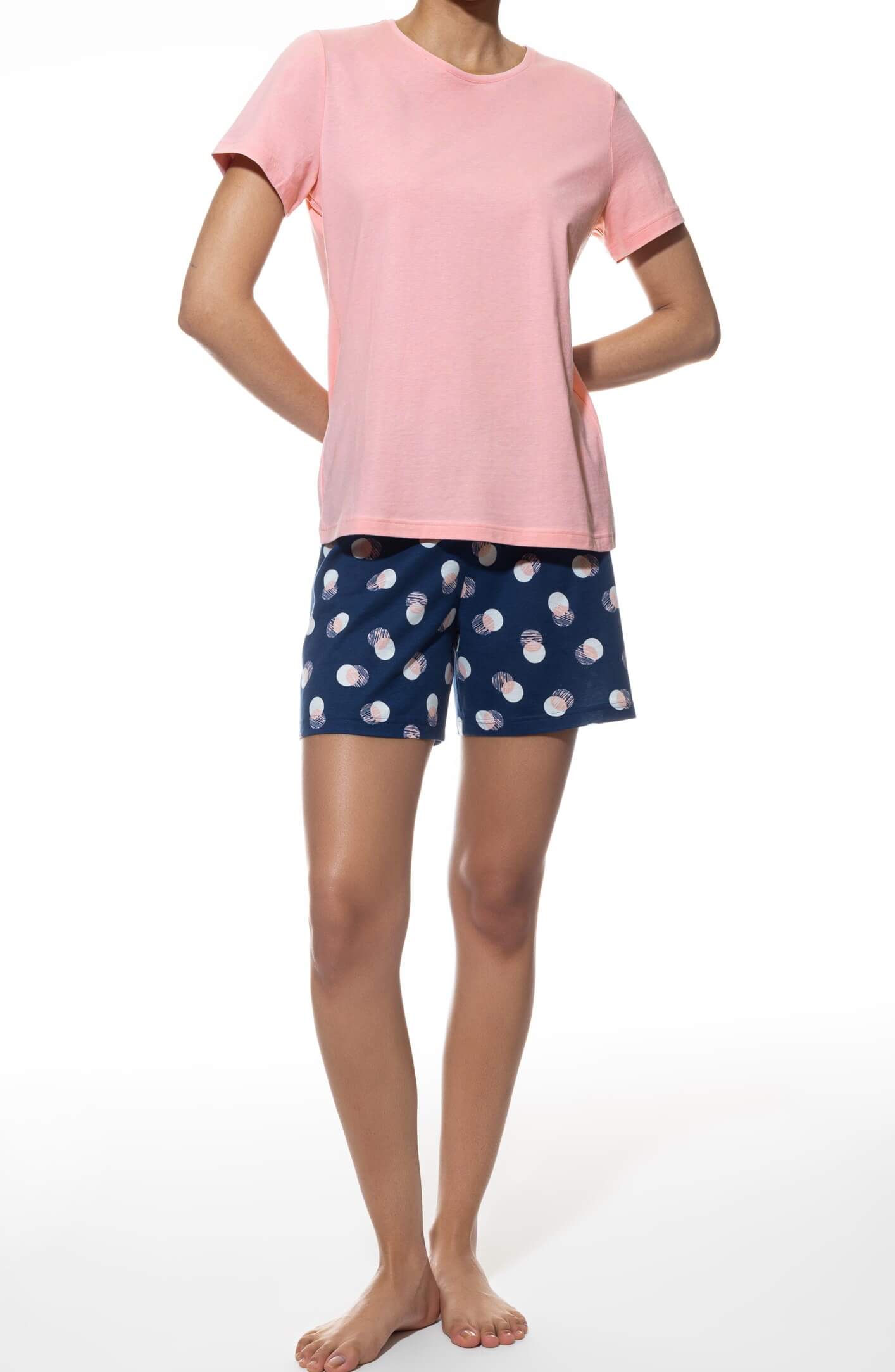 Mey Serie Scribbled Dots Damen Anzug kurz
