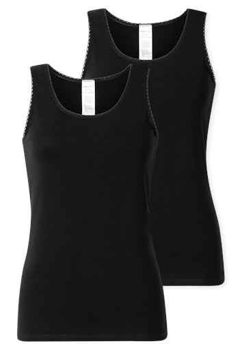 2er Pack Schiesser Modern Multipacks Damen Trägertops