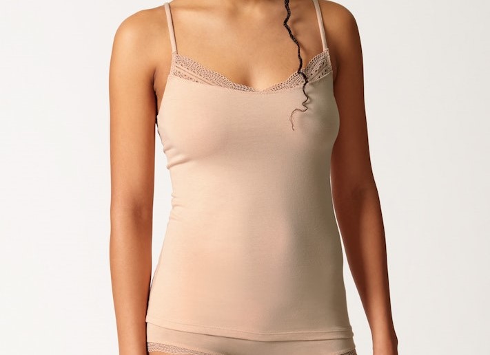 Skiny Daywear Classiccotton Damen Spaghettishirt
