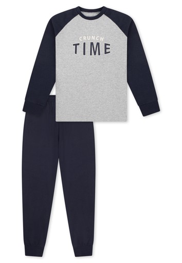 Schiesser Nightwear Kinder Jungen Schlafanzug lang Bündchen