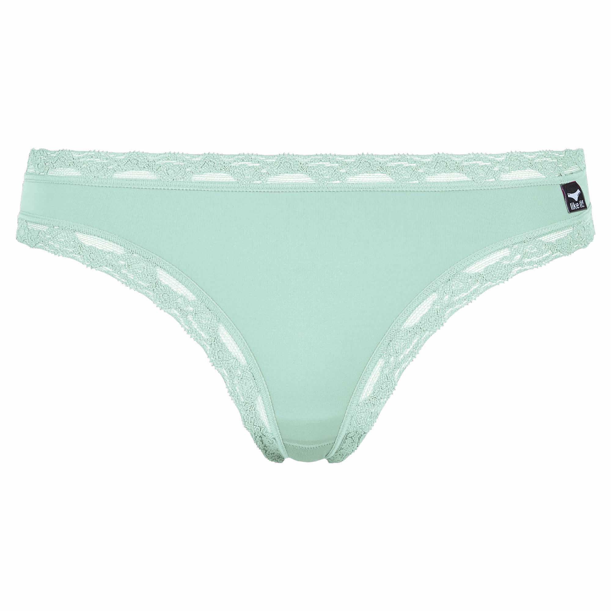 2er-Pack Like it! Olivia Damen light turquoise Minislip