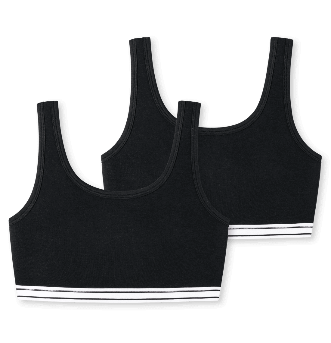 2er-Pack Schiesser 95/5 Mädchen Bustiers