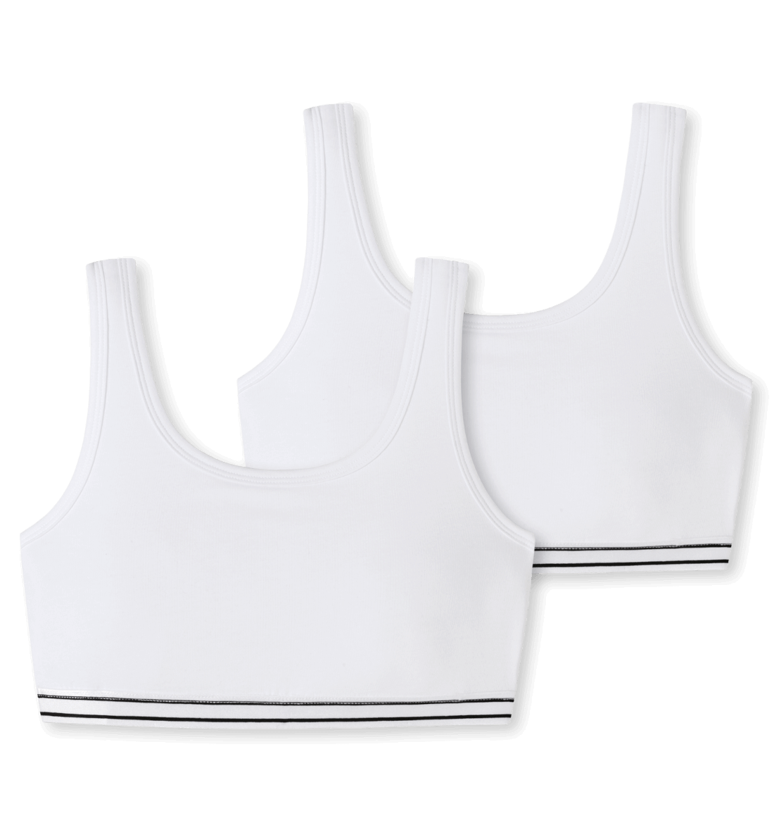 2er-Pack Schiesser 95/5 Mädchen Bustiers