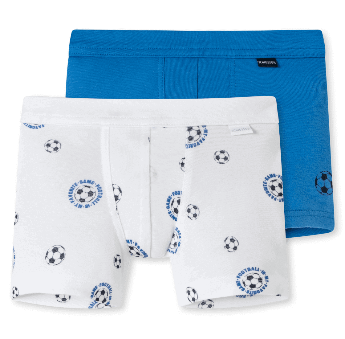 2er-Pack Schiesser Original Classics Feinripp Jungen Shorts