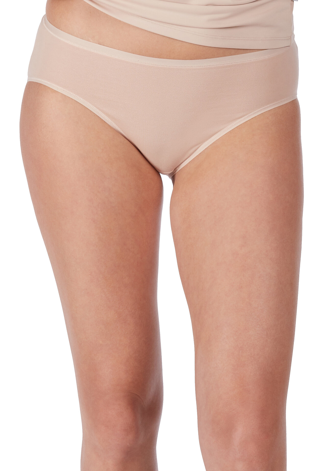 2er-Pack Huber Daywear Cotton Damen Midi Slip 