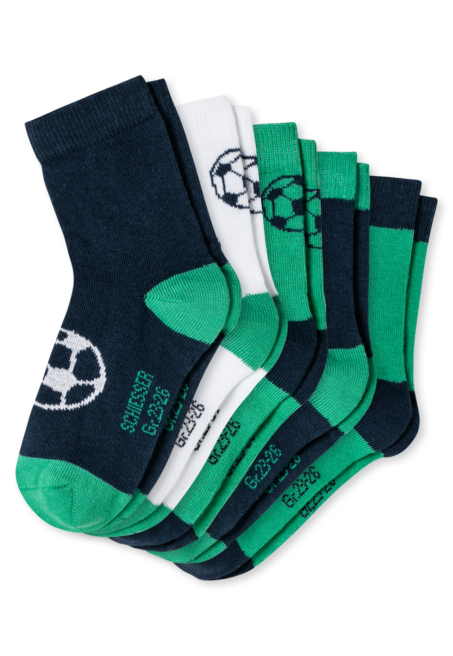 5er-Pack Schiesser Fussball Jungensocken