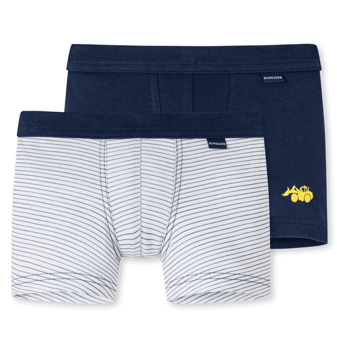 2er-Pack Schiesser Original Classics Feinripp Jungen Shorts