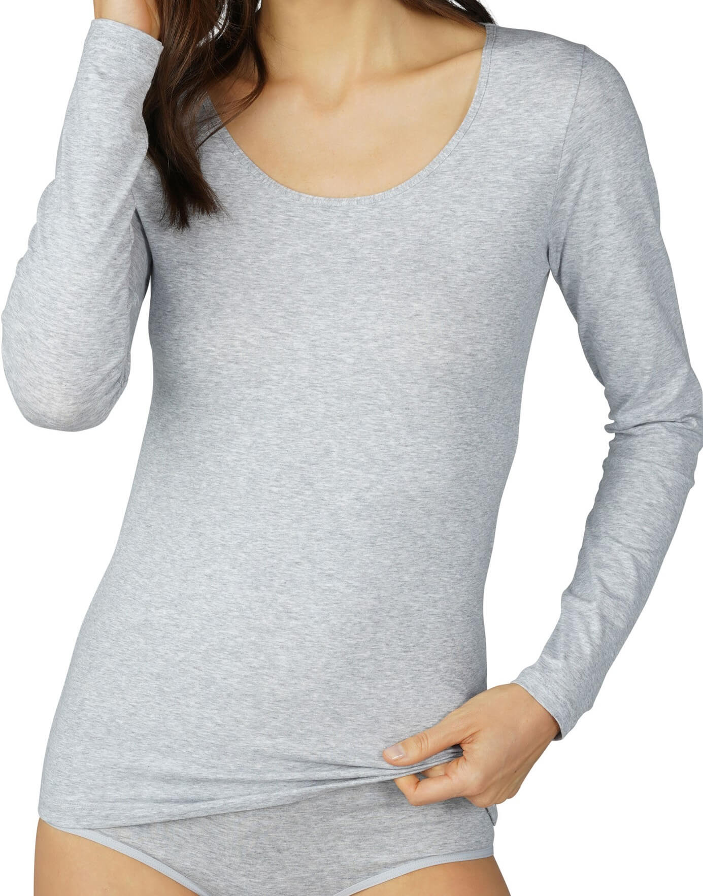 Mey Serie Cotton Pure Damen Top langarm