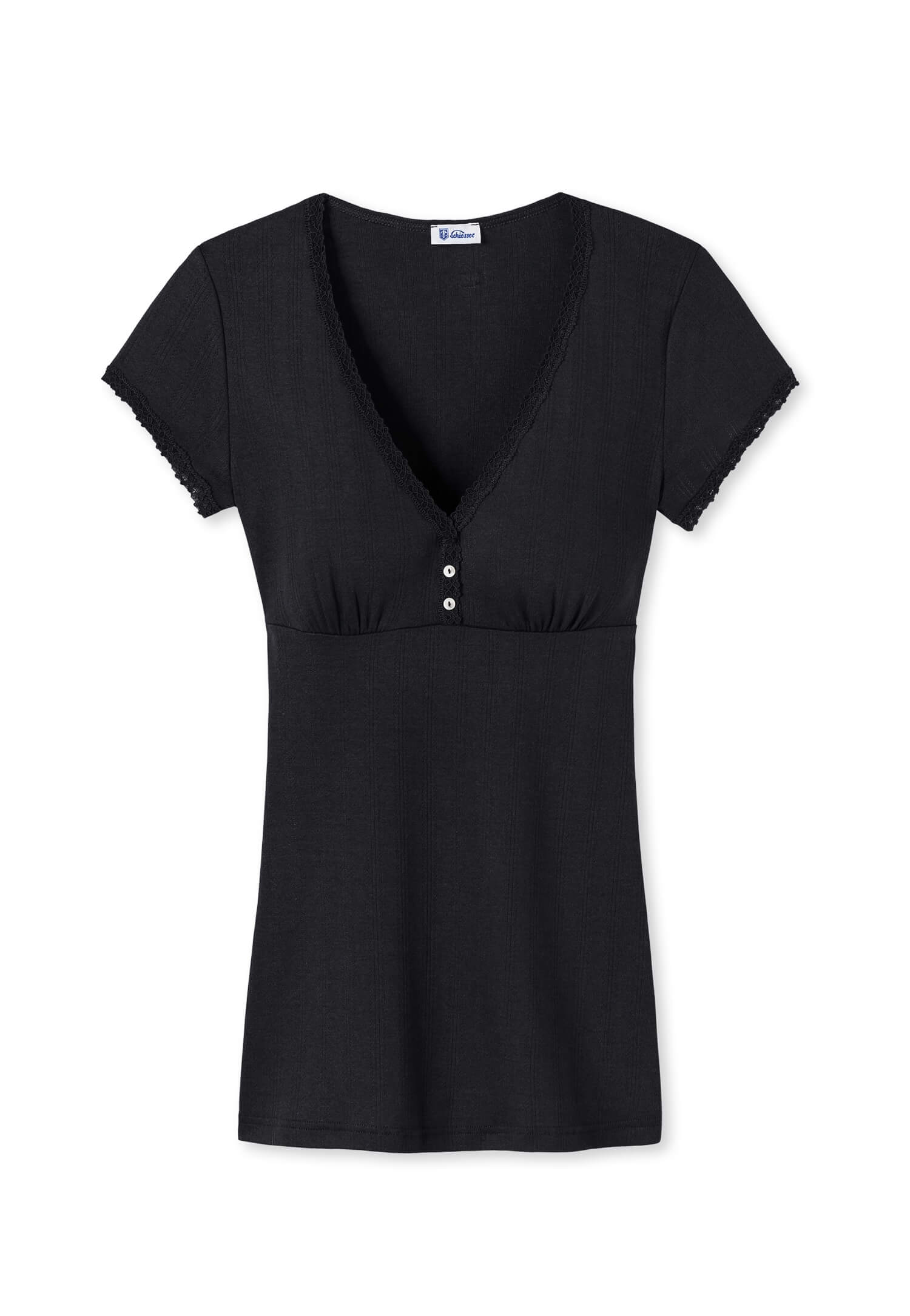 Schiesser Revival Agathe Damen Shirt kurzarm