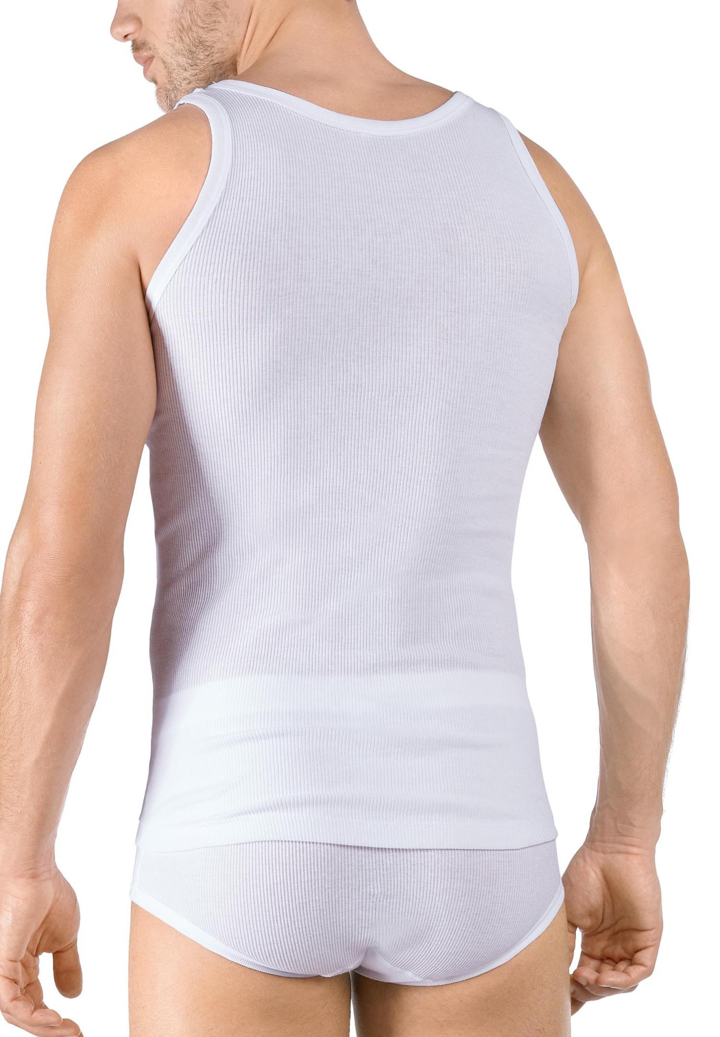 Huber Cotton Double Rip Herren Achselshirt