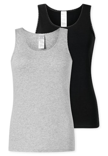2er Pack Schiesser Modern Multipacks Damen Trägertops