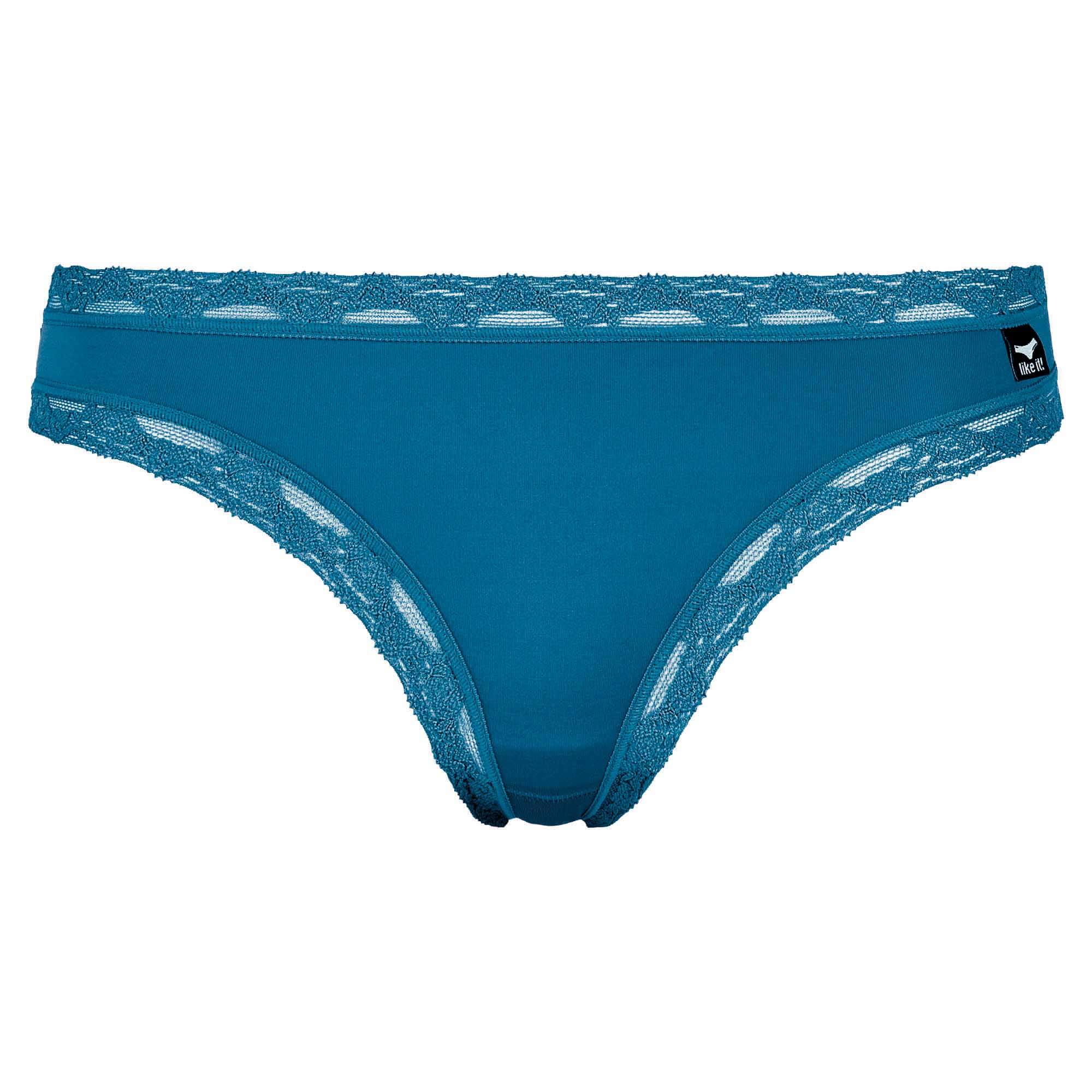 2er-Pack Like it! Olivia Damen deep aqua Minislip