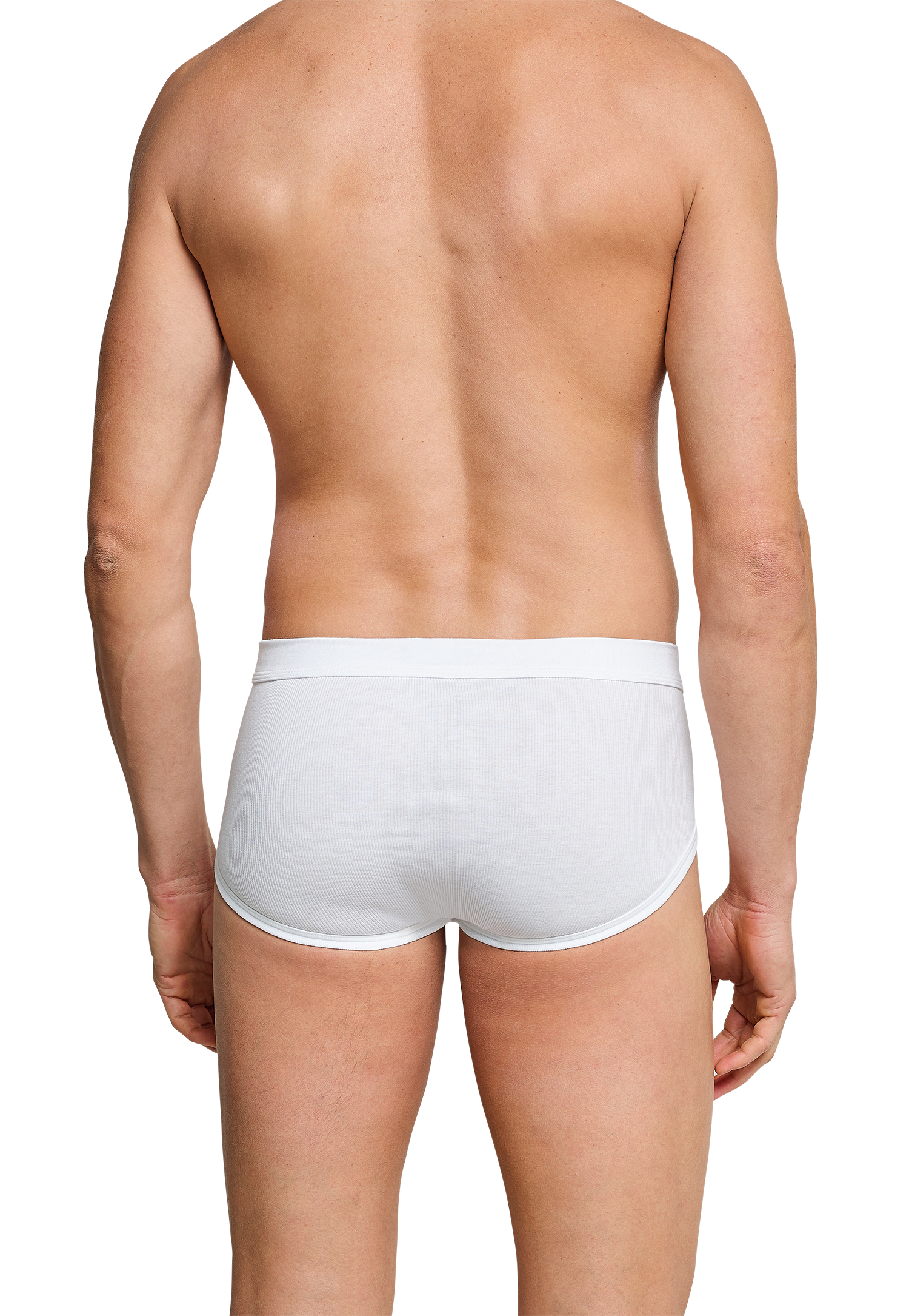 2er-Pack Schiesser Essentials Doppelripp Herren Sportslip