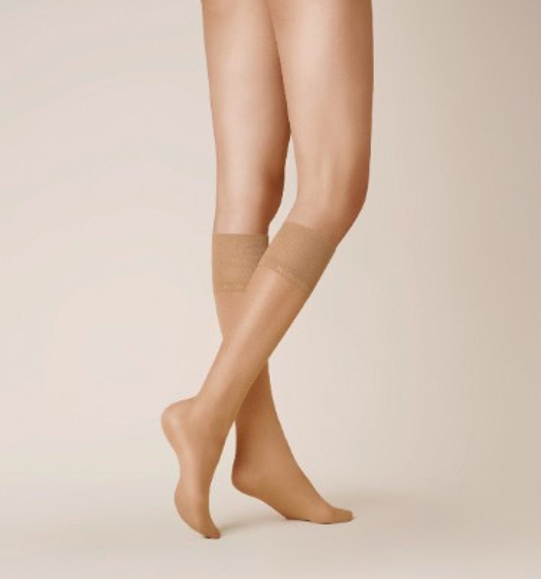 Kunert Satin Look 20 Damen Kniestrümpfe 20 DEN