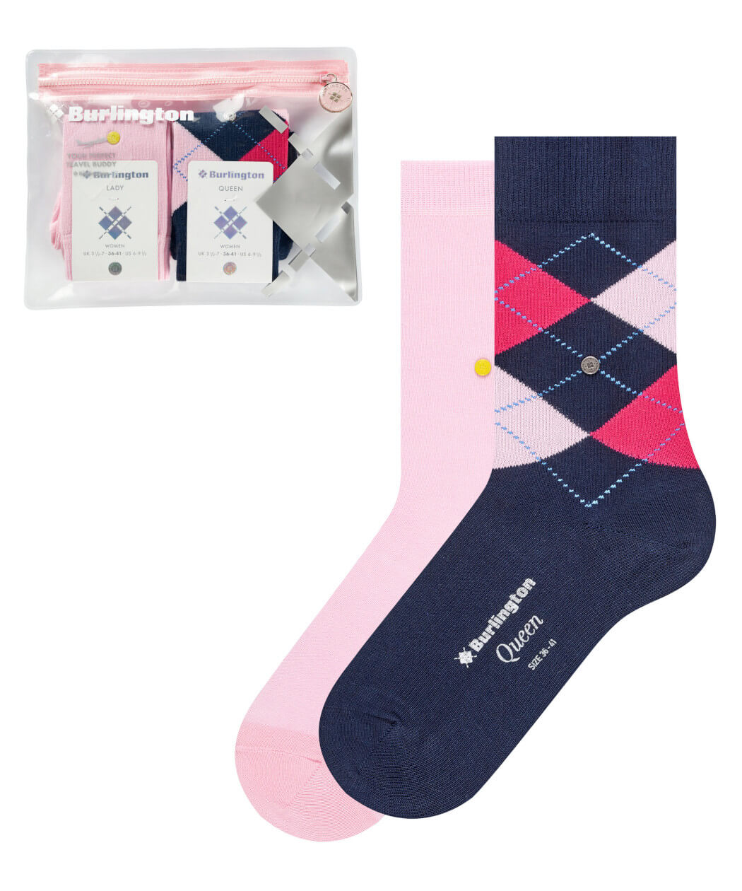 Burlington Travel Pouch Damen Socken Geschenkset