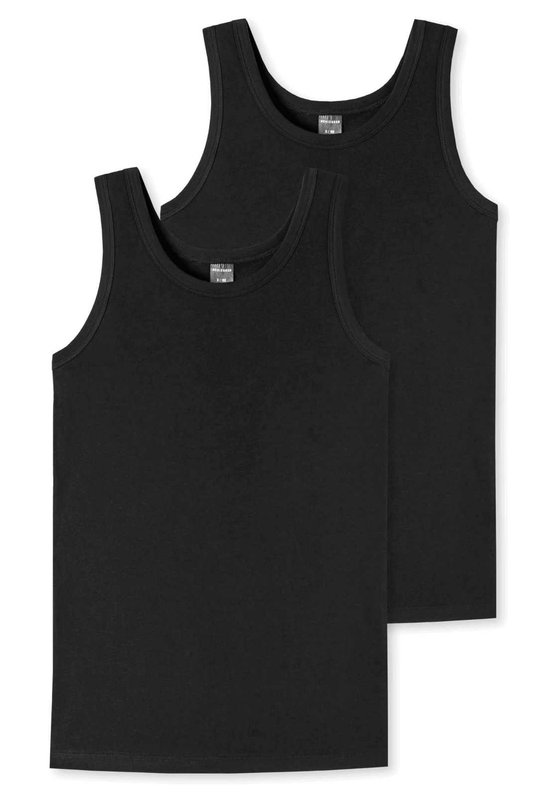 2er-Pack Schiesser 95/5 Organic Jungen Tank Top