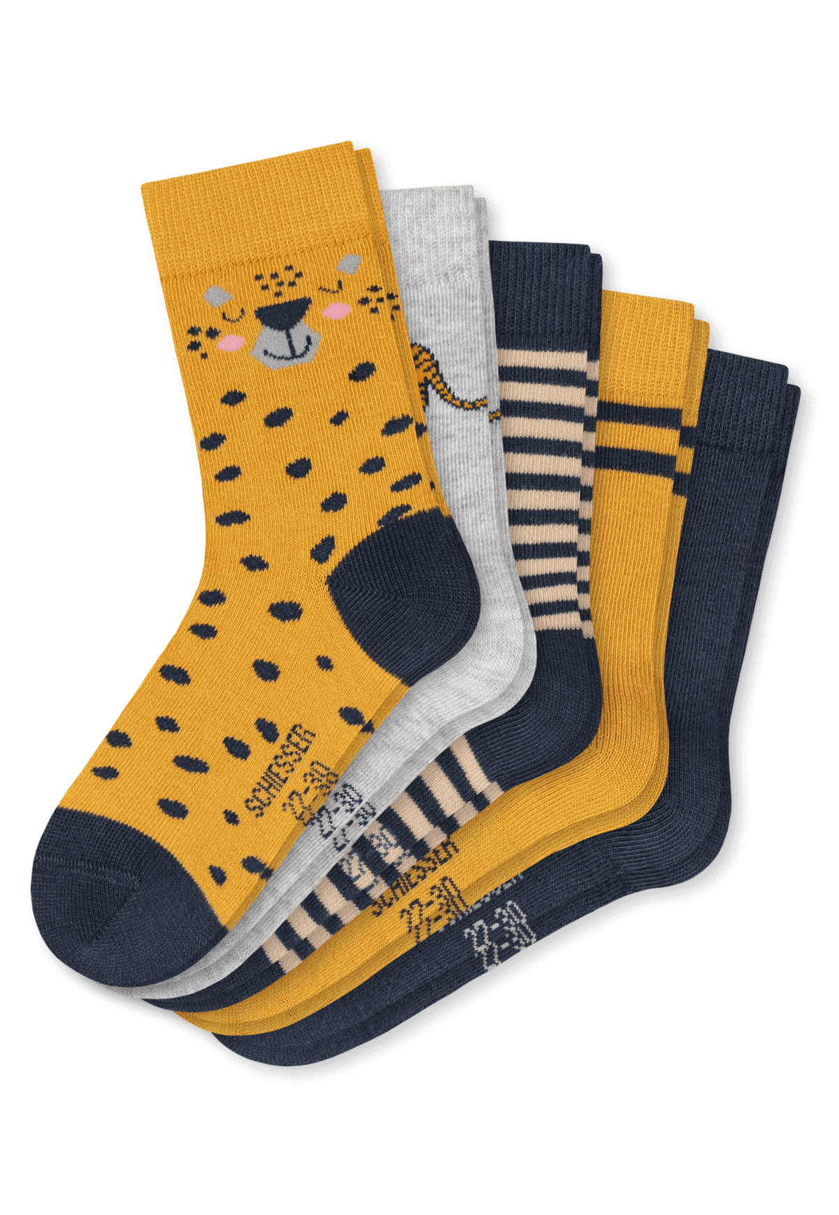 5er-Pack Schiesser Tiger Jungen Socken