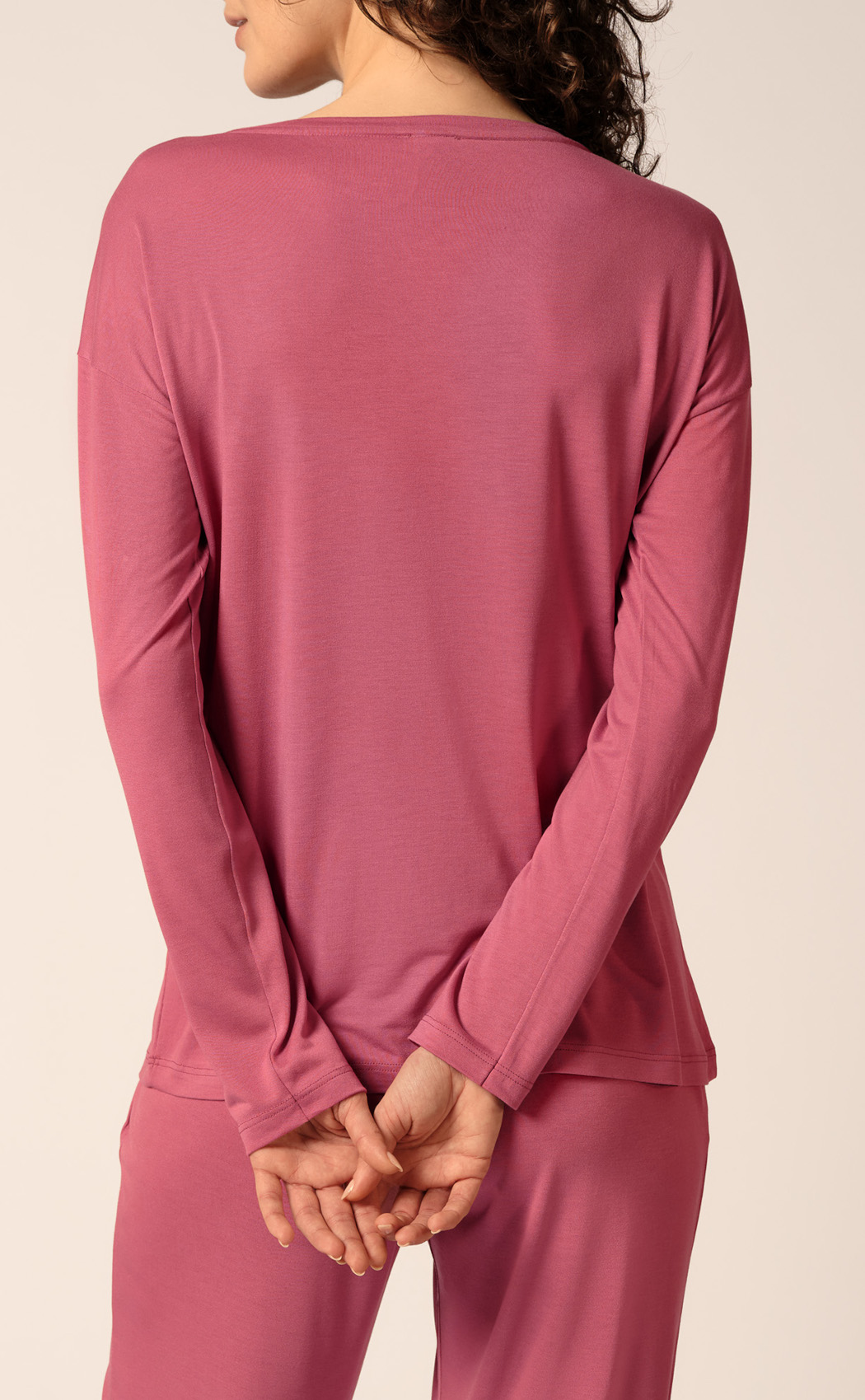 Huber Night Basic Selection Damen Shirt Langarm