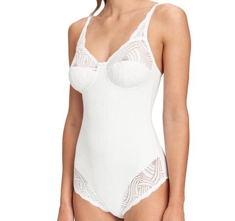 Susa Damen Body Shapewear – Formend Mit Reißverschluss, Hohem Rücken & Haken, Für Perfekte Silhouette