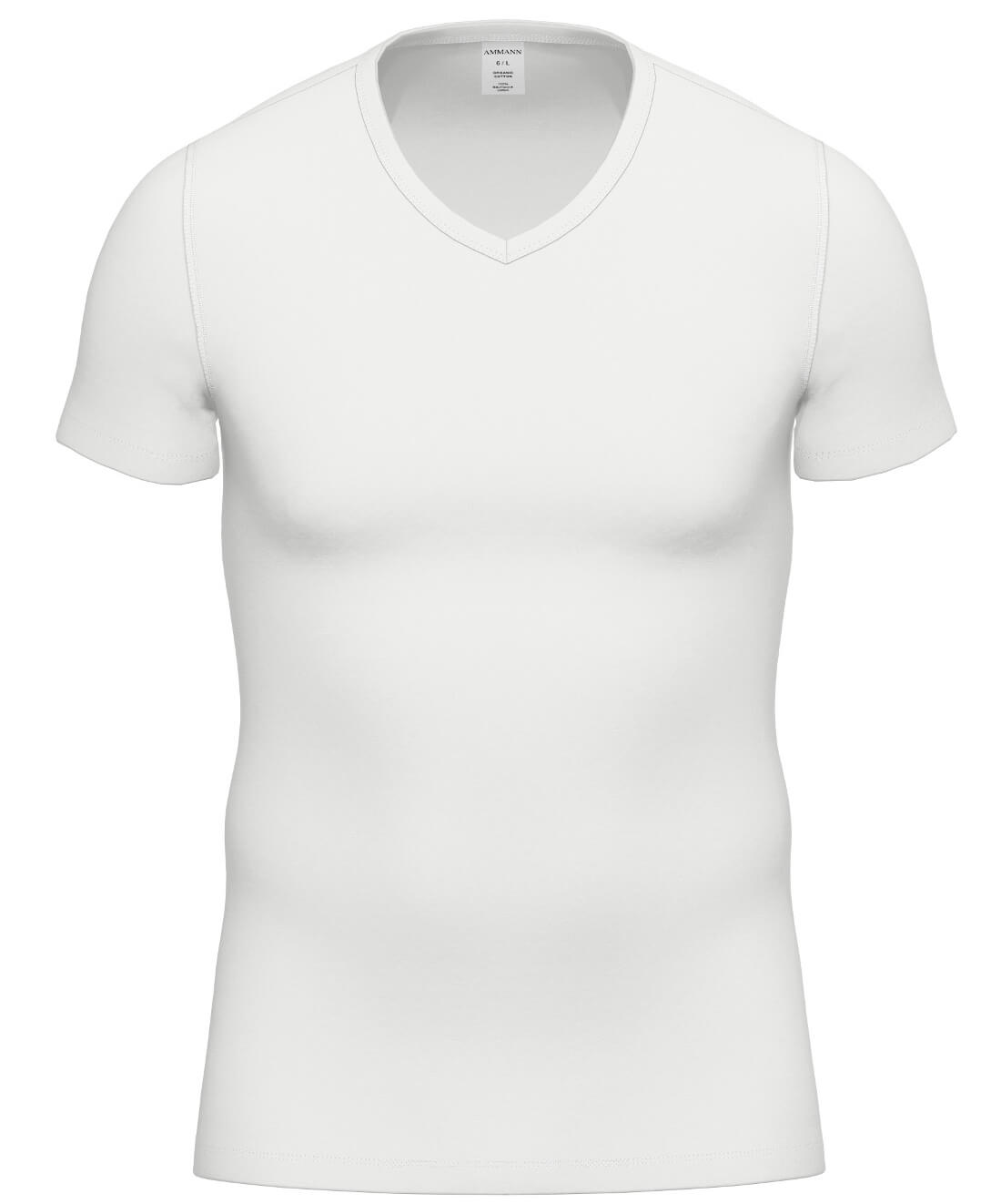 Ammann Feinripp Premium Herren V-Shirt 1/2 Arm