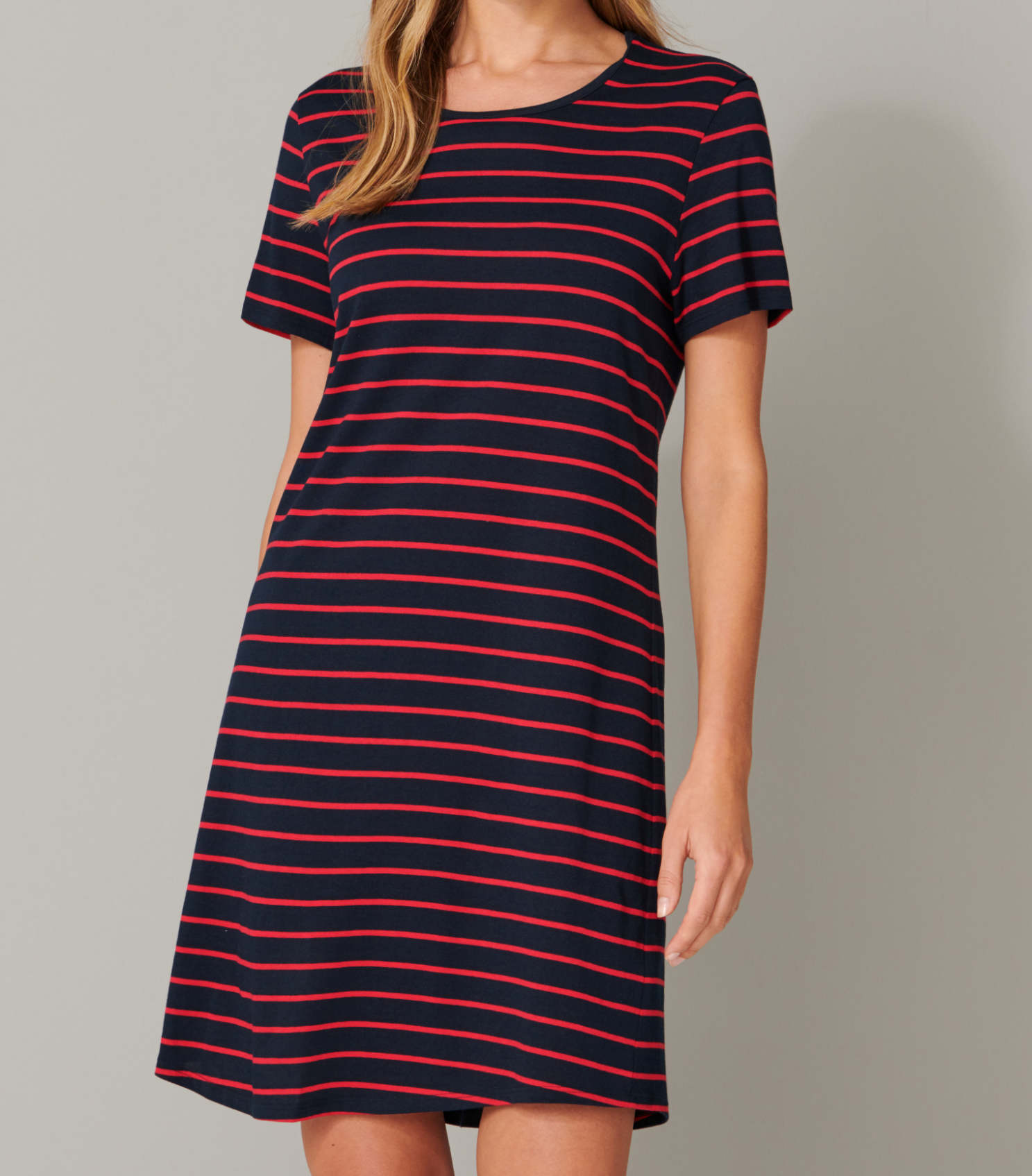 Schiesser Riviera Refresh Damen Nachthemd 1/2 Arm