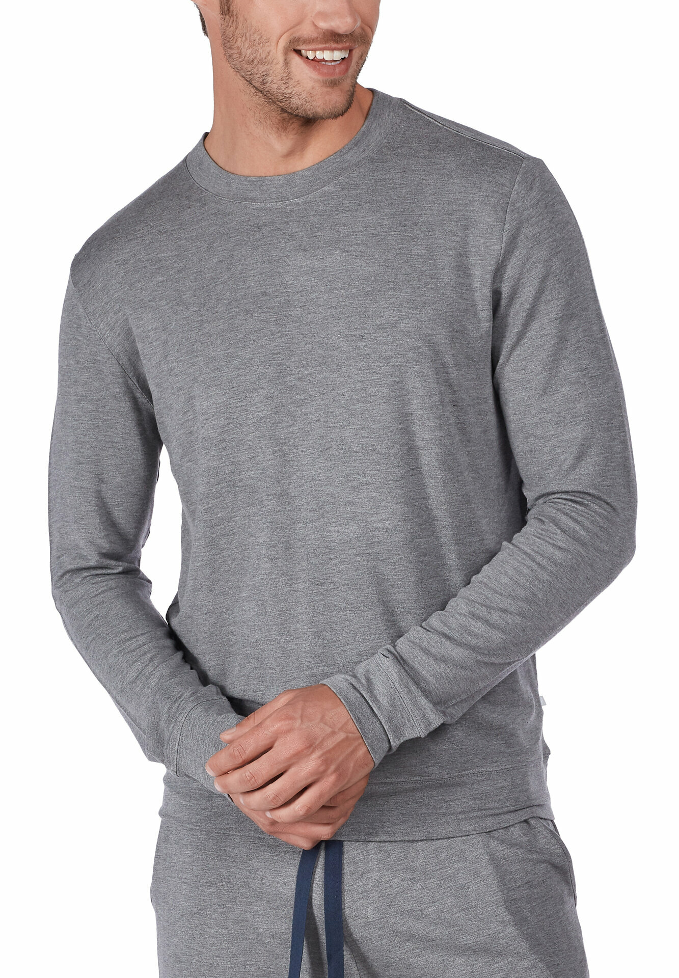 Huber Homewear/Loungewear hautnah Home Basic Selection Herren Sweatshirt