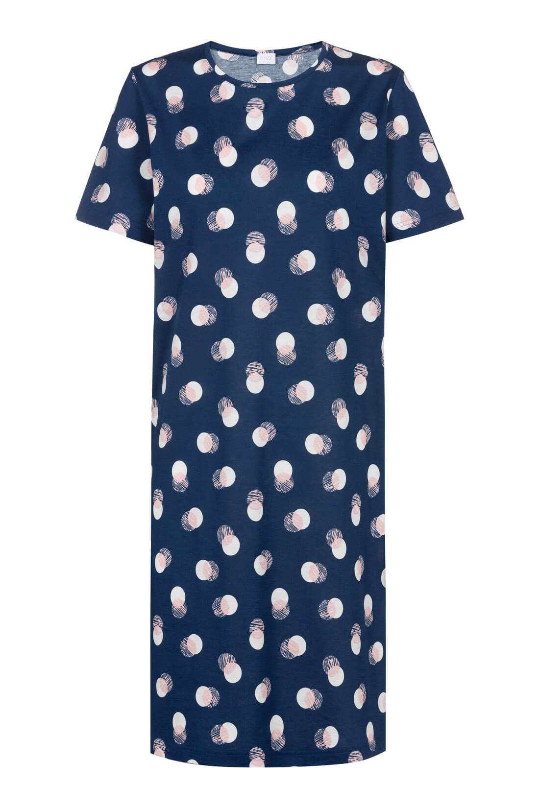 Mey Serie Scribbled Dots Damen Nachthemd kurzarm