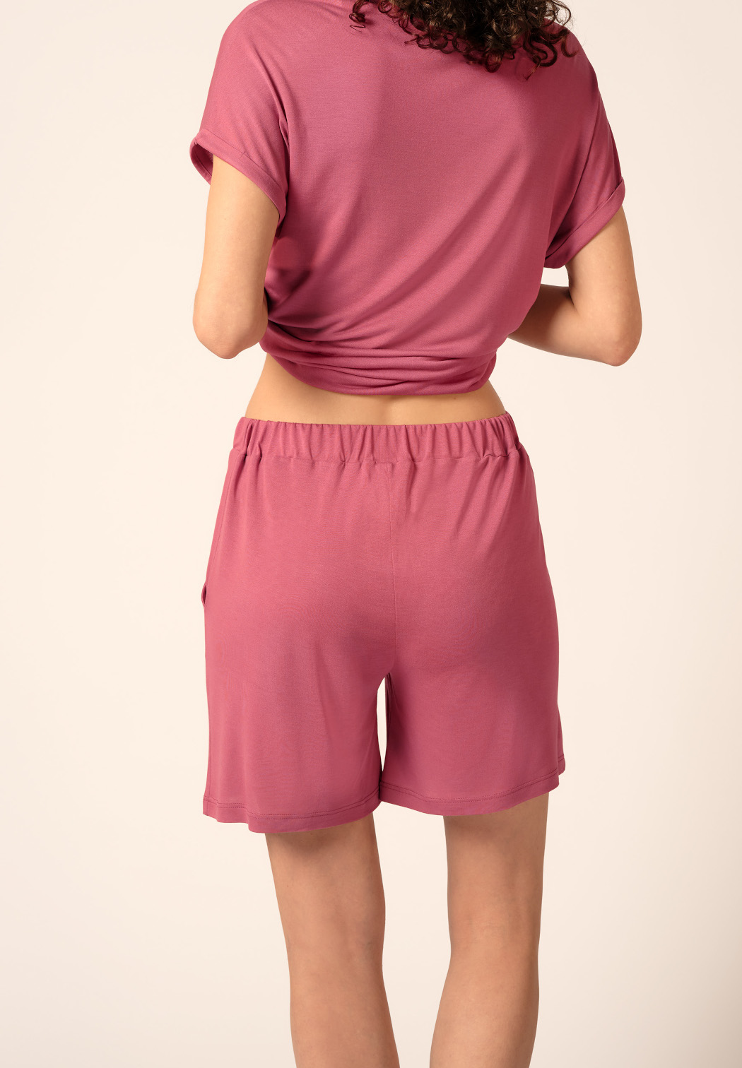 Huber Night Basic Selection Damen Shorts Mittellang