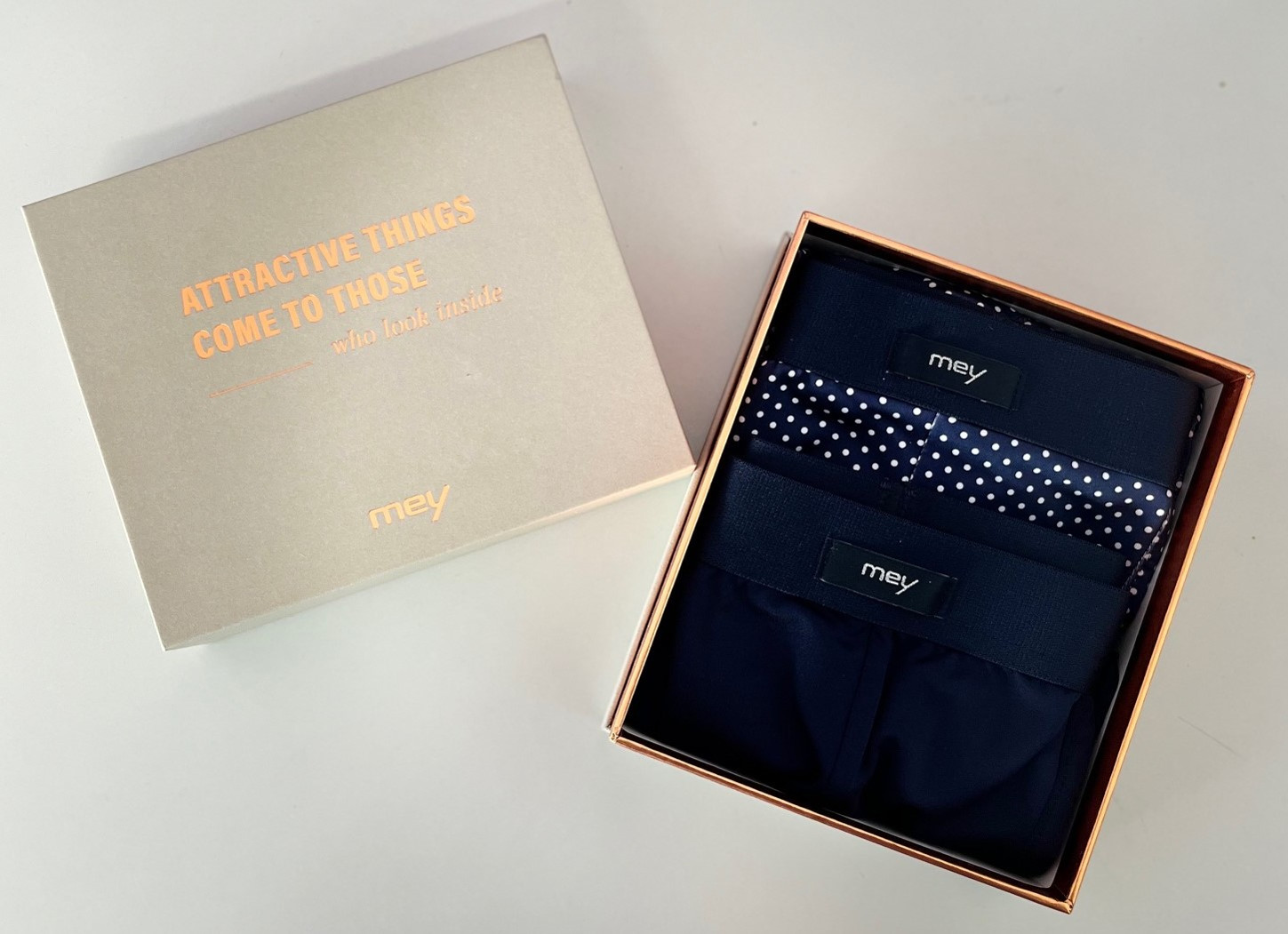 2er-Pack Mey Yacht Blue Herren Shorty
