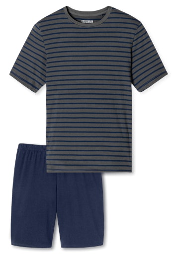 Schiesser Casual Essentials Herren Schlafanzug kurz