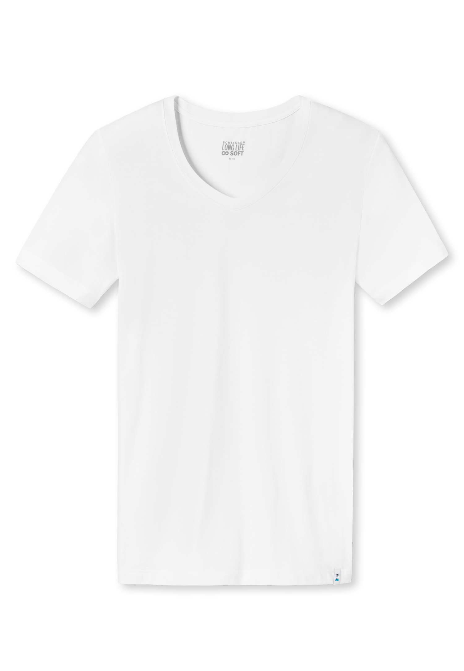Schiesser Long Life Soft Herren T-Shirts mit V-Ausschnitt