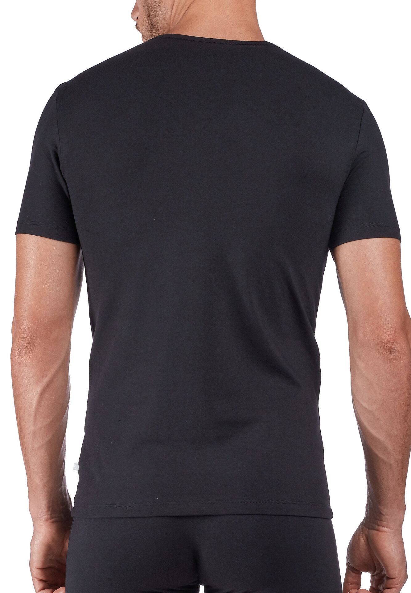 HUBER-Bodywe_201-Basic_0670_112589_4 Huber Daywear hautnah Soft Modal Herren Shirt kurzarm