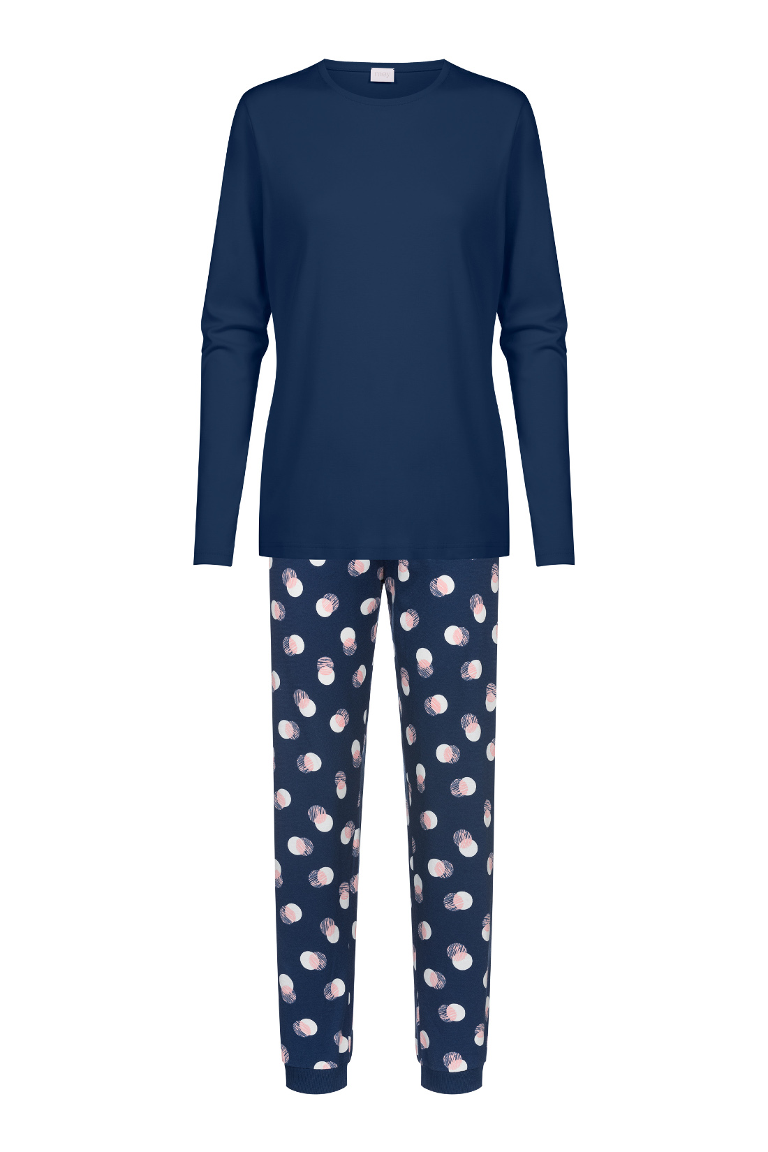 Mey Serie Scribbled Dots Damen Anzug 7/8 langarm