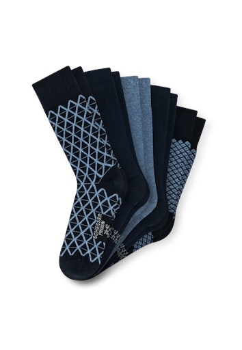 5er Pack Schiesser Herren Socken Bluebird 