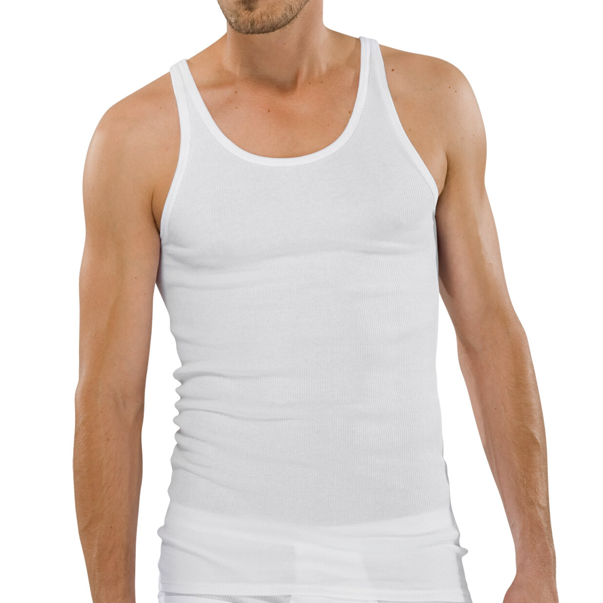 2er Pack Schiesser Original Classics Doppelripp Herren Shirt